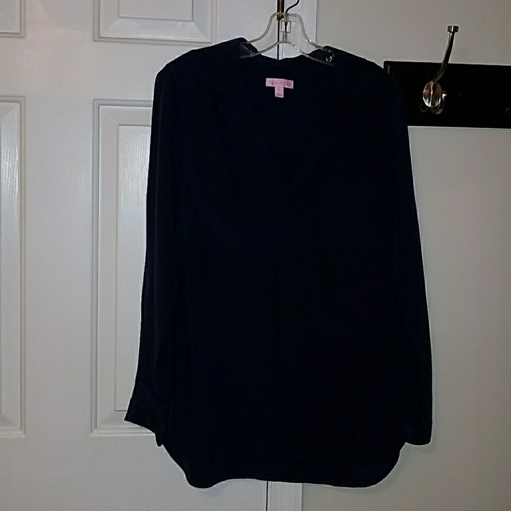 Lilly Pulitzer Silk Boston Top